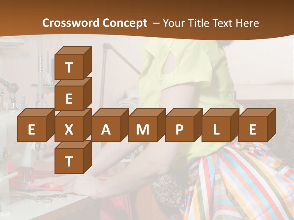 Retired Portrait Wave PowerPoint Template