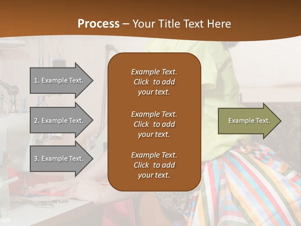 Retired Portrait Wave PowerPoint Template