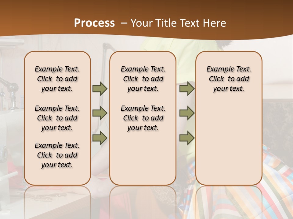 Retired Portrait Wave PowerPoint Template