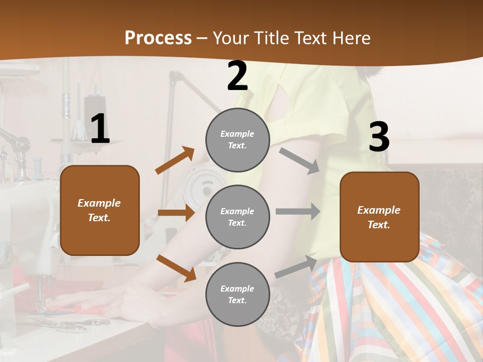 Retired Portrait Wave PowerPoint Template