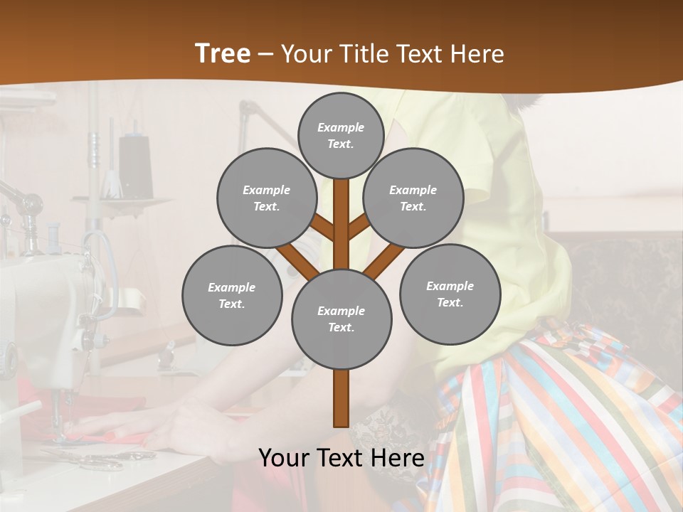 Retired Portrait Wave PowerPoint Template