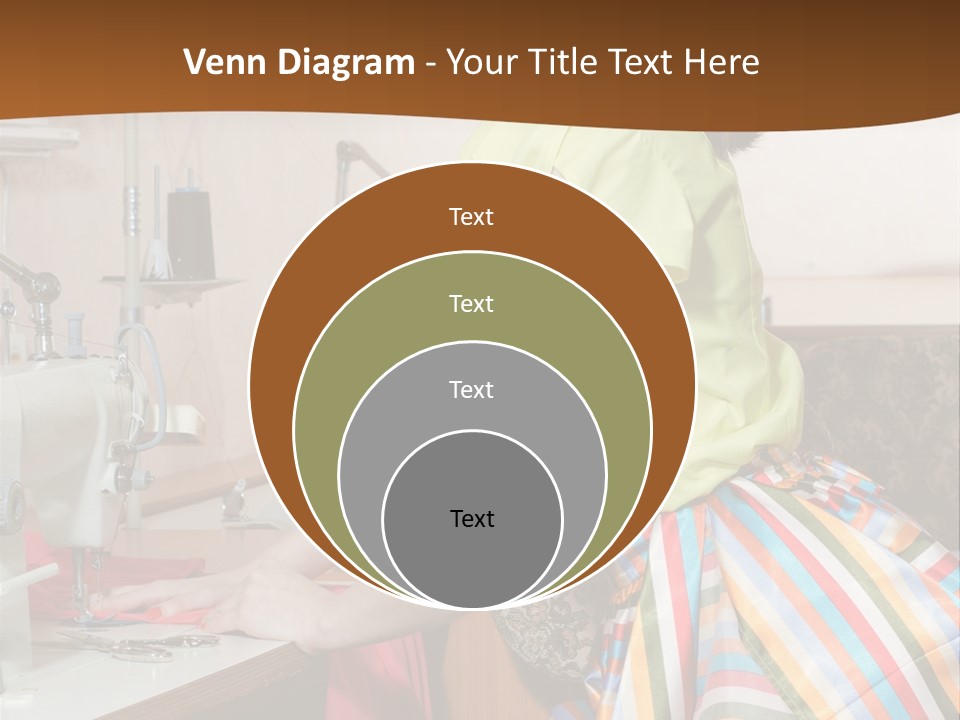 Retired Portrait Wave PowerPoint Template