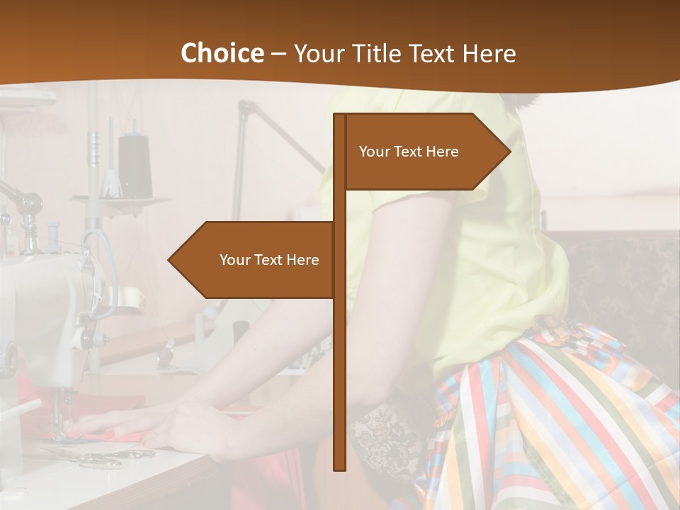 Retired Portrait Wave PowerPoint Template