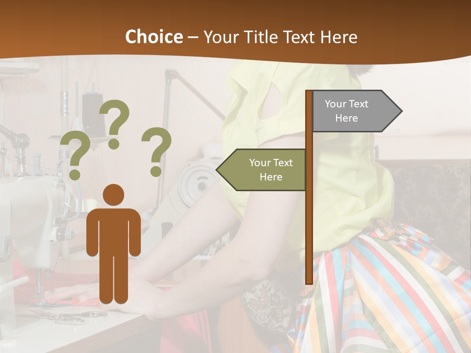 Retired Portrait Wave PowerPoint Template