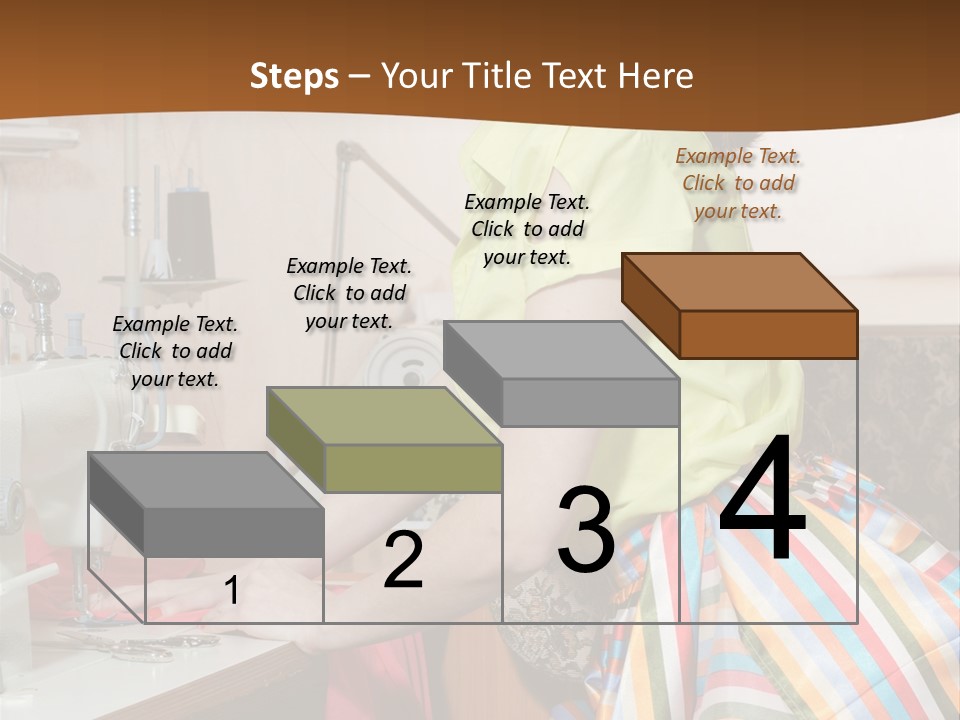 Retired Portrait Wave PowerPoint Template