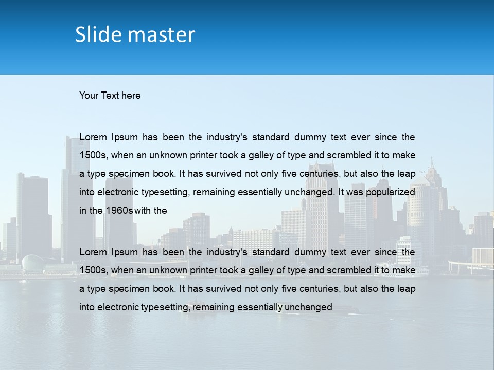 Sea Beach Calm PowerPoint Template