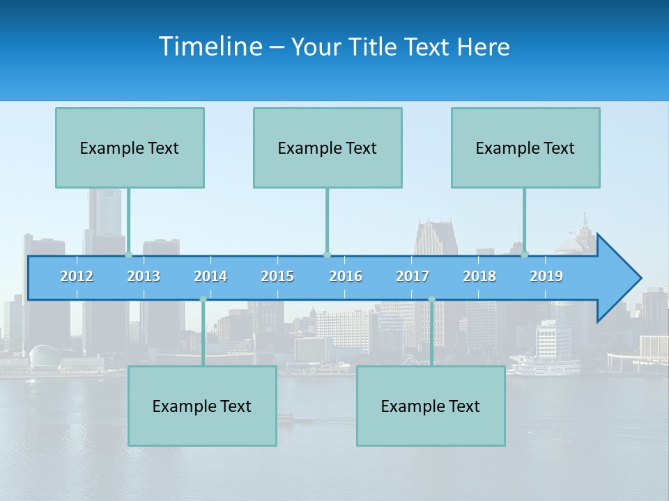 Sea Beach Calm PowerPoint Template