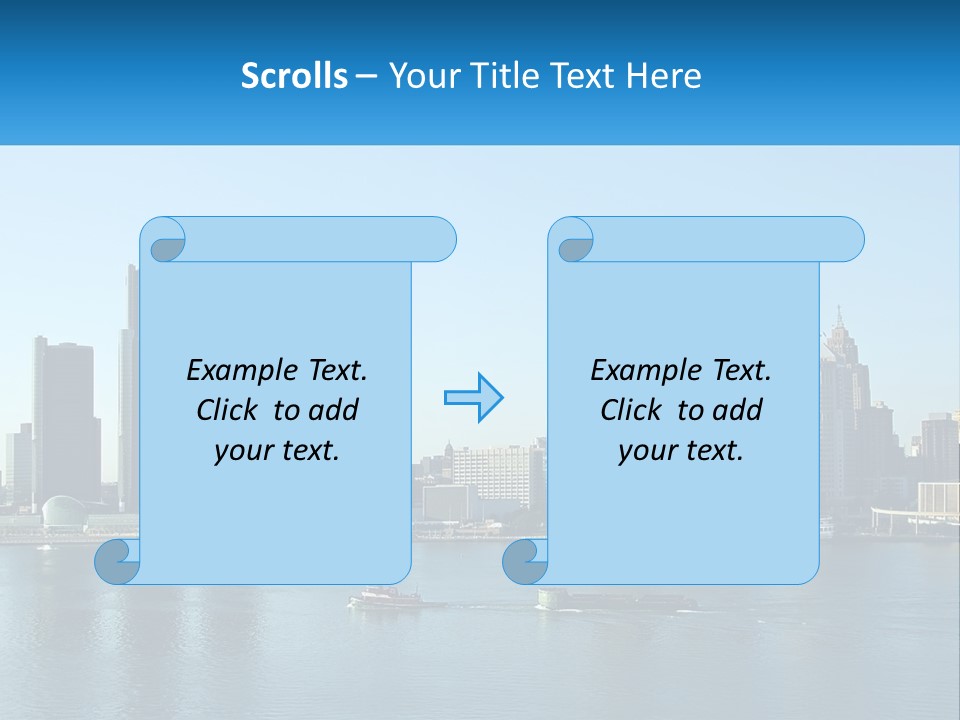 Sea Beach Calm PowerPoint Template
