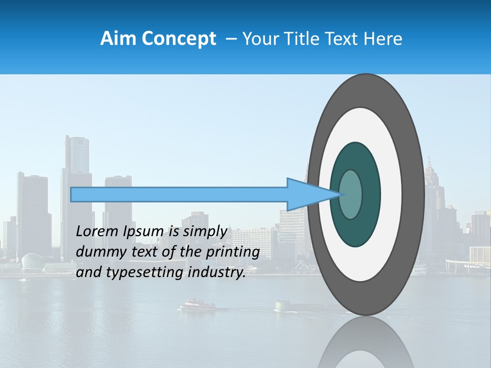 Sea Beach Calm PowerPoint Template