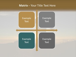 Sunset Daughter Peaceful PowerPoint Template