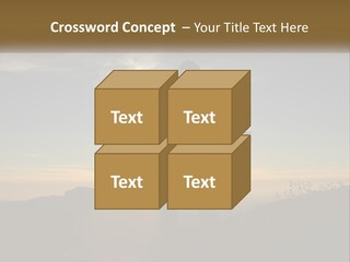 Sunset Daughter Peaceful PowerPoint Template