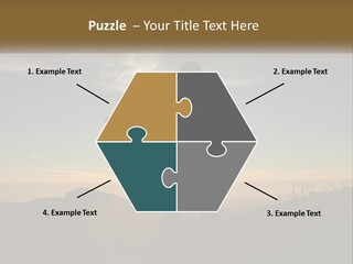 Sunset Daughter Peaceful PowerPoint Template