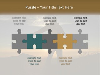 Sunset Daughter Peaceful PowerPoint Template