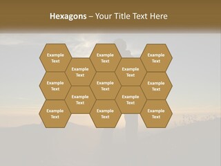 Sunset Daughter Peaceful PowerPoint Template