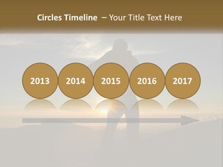 Sunset Daughter Peaceful PowerPoint Template