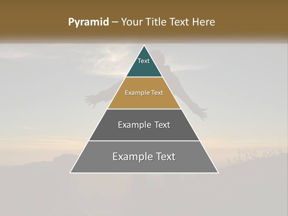 Sunset Daughter Peaceful PowerPoint Template