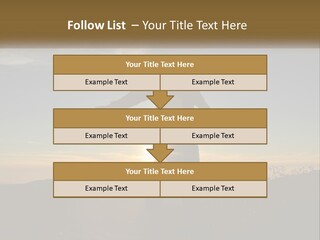 Sunset Daughter Peaceful PowerPoint Template