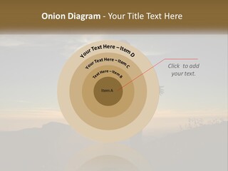 Sunset Daughter Peaceful PowerPoint Template