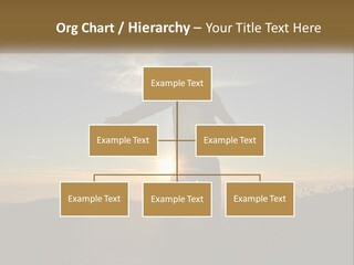 Sunset Daughter Peaceful PowerPoint Template