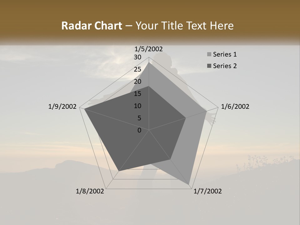 Sunset Daughter Peaceful PowerPoint Template