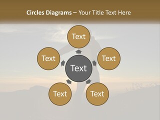 Sunset Daughter Peaceful PowerPoint Template