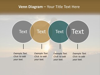 Sunset Daughter Peaceful PowerPoint Template