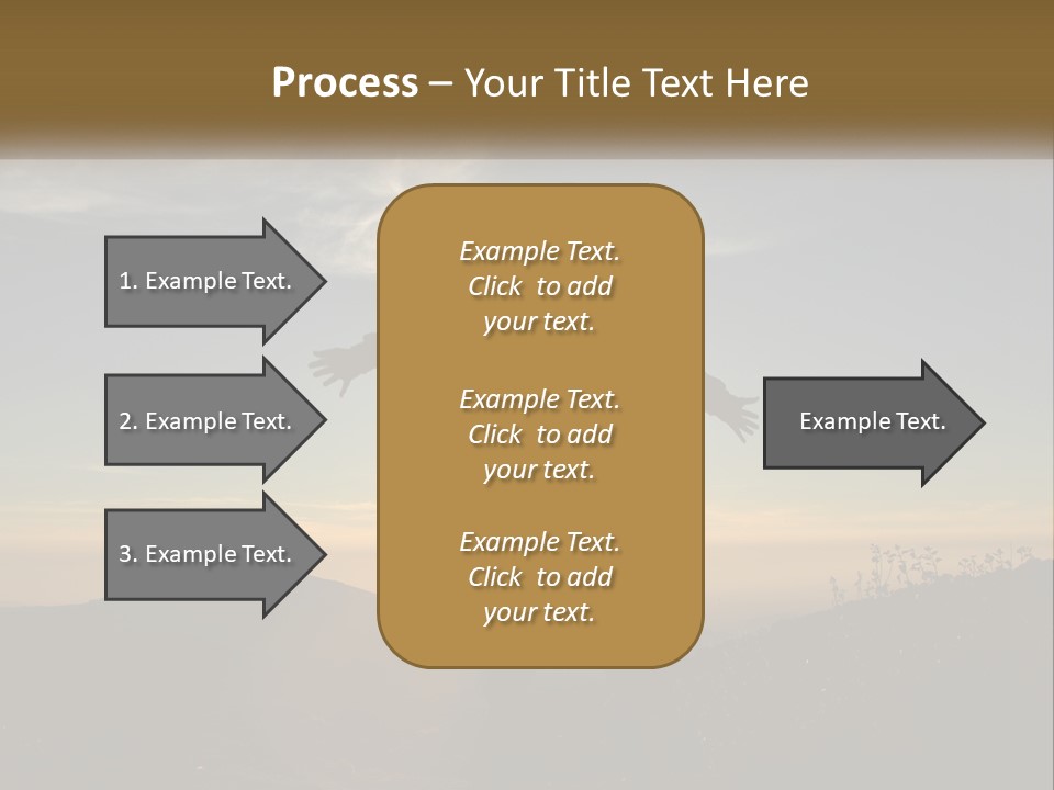 Sunset Daughter Peaceful PowerPoint Template