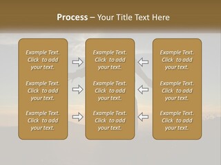 Sunset Daughter Peaceful PowerPoint Template
