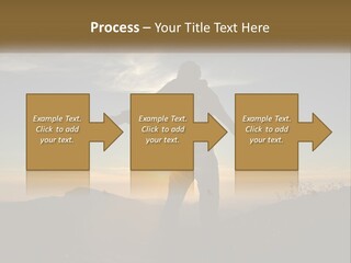 Sunset Daughter Peaceful PowerPoint Template