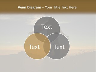 Sunset Daughter Peaceful PowerPoint Template