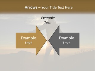 Sunset Daughter Peaceful PowerPoint Template