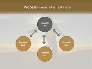 Sunset Daughter Peaceful PowerPoint Template