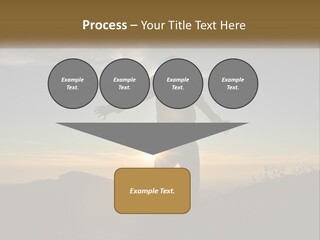 Sunset Daughter Peaceful PowerPoint Template