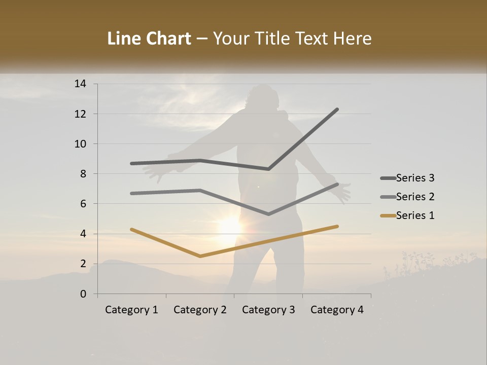 Sunset Daughter Peaceful PowerPoint Template