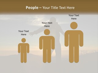 Sunset Daughter Peaceful PowerPoint Template