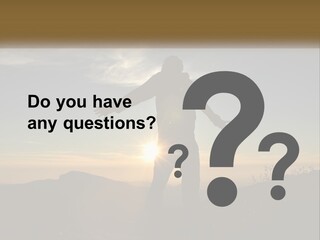 Sunset Daughter Peaceful PowerPoint Template