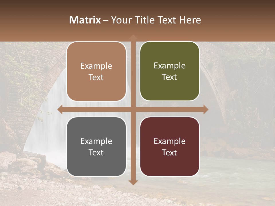 Mother Sad Water PowerPoint Template