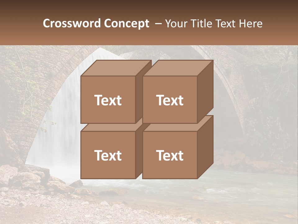 Mother Sad Water PowerPoint Template