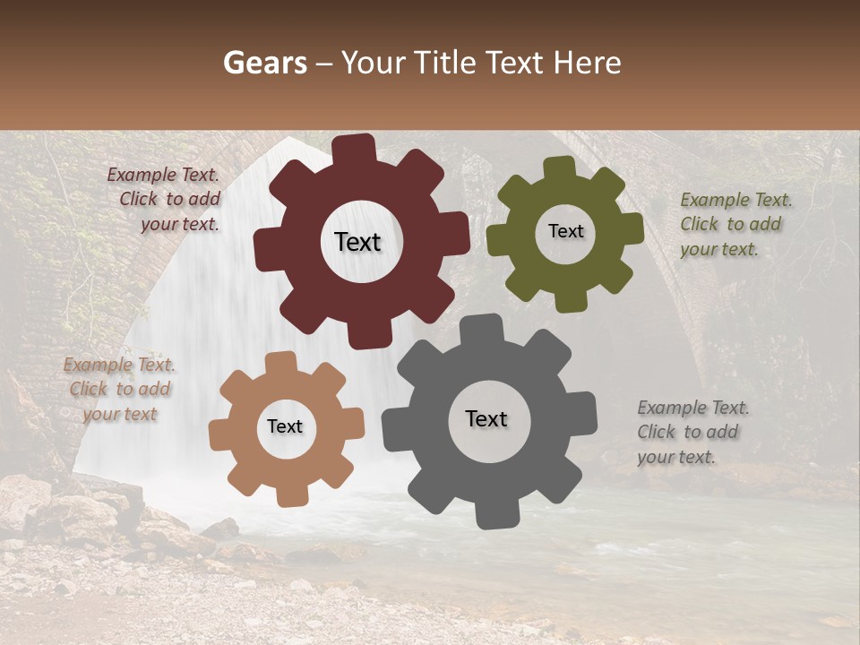 Mother Sad Water PowerPoint Template