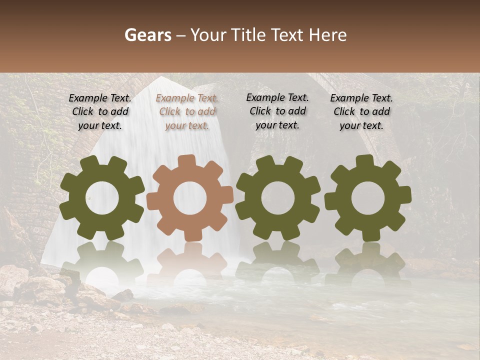 Mother Sad Water PowerPoint Template