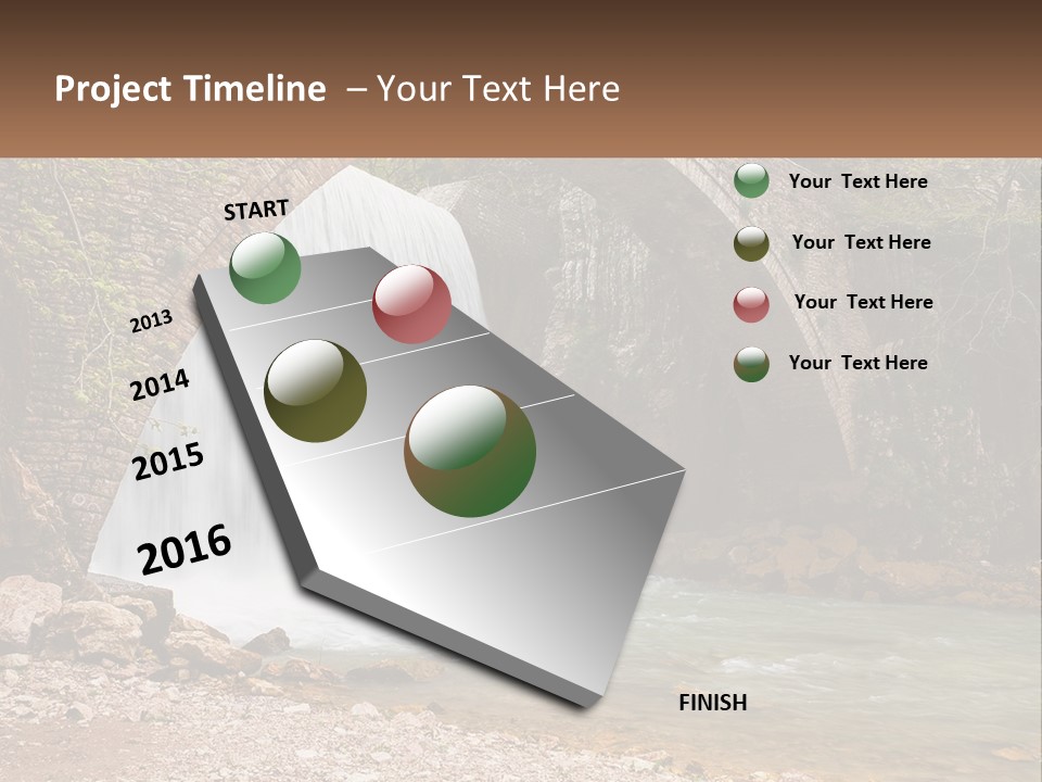 Mother Sad Water PowerPoint Template