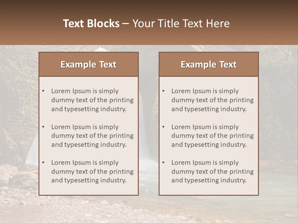 Mother Sad Water PowerPoint Template