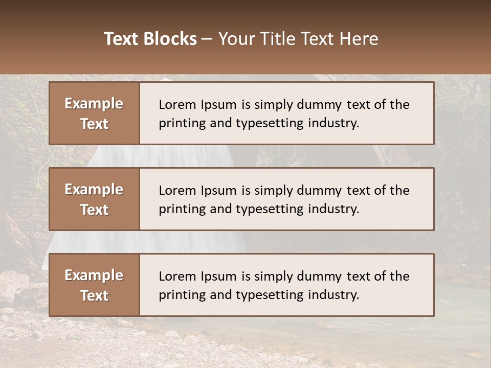Mother Sad Water PowerPoint Template