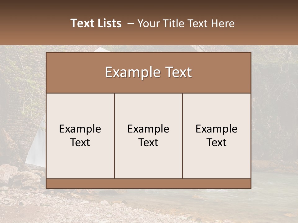 Mother Sad Water PowerPoint Template