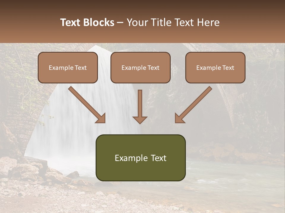 Mother Sad Water PowerPoint Template