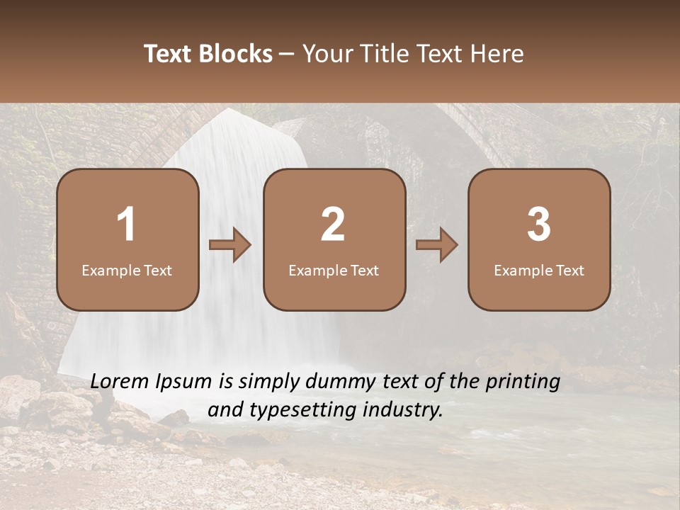 Mother Sad Water PowerPoint Template