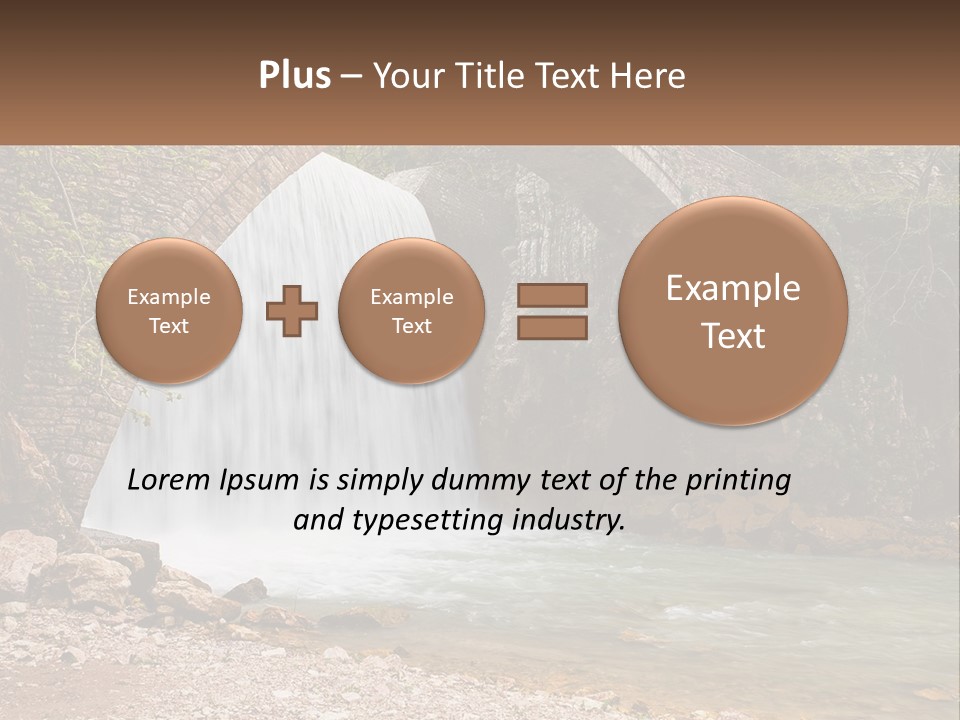 Mother Sad Water PowerPoint Template