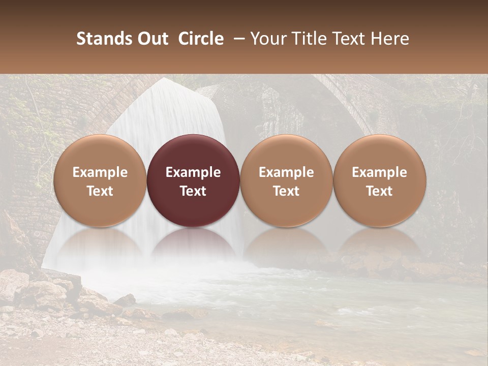 Mother Sad Water PowerPoint Template