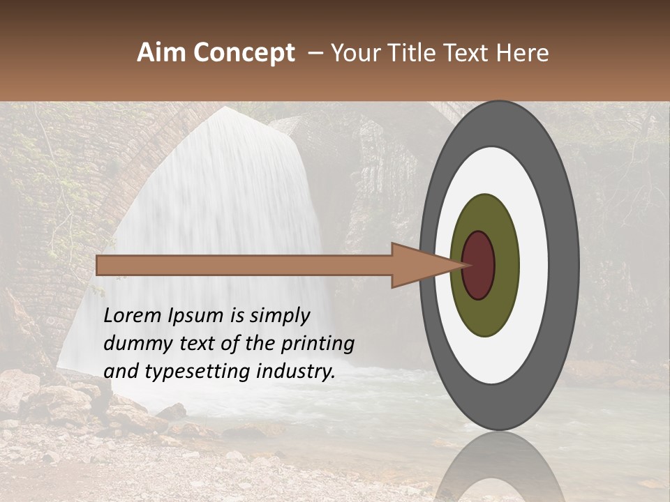 Mother Sad Water PowerPoint Template