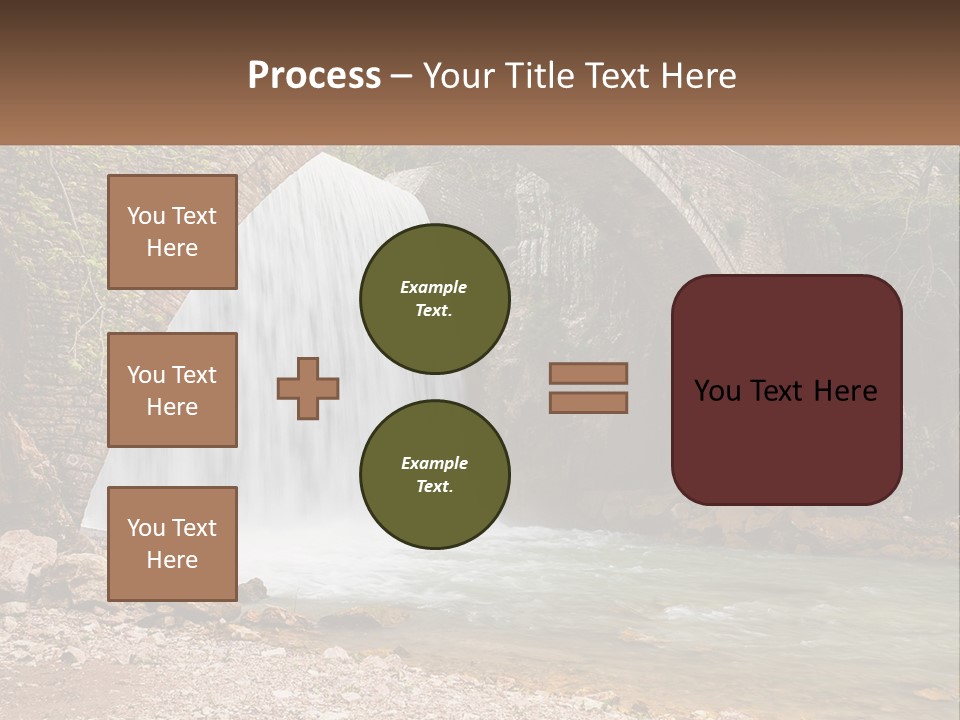 Mother Sad Water PowerPoint Template